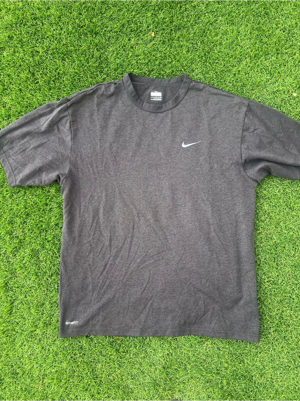 Nike Dark Charcoal Short Sleeve Performance Tee